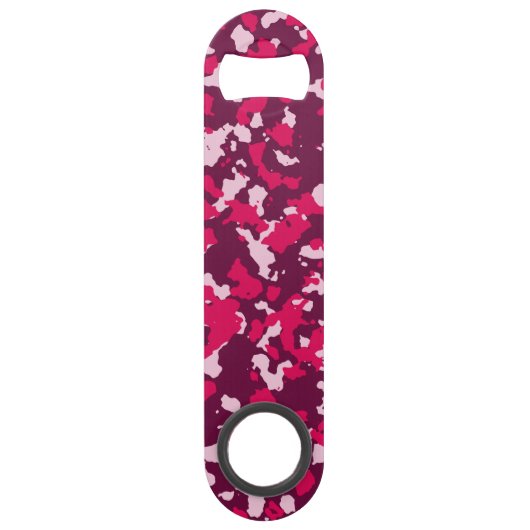 Roze Camouflage Speed Flessenopener (Voorkant)