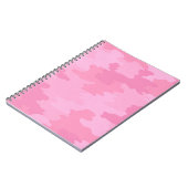 Roze Camouflage Spiraal Notebook Notitieboek (Linkerzijde)