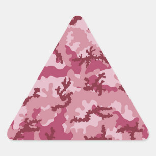 Roze camouflage sticker
