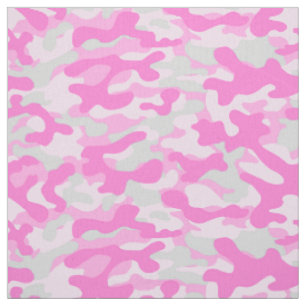 Roze Camouflage Stof