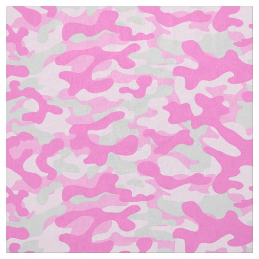Roze Camouflage Stof (Swatch)