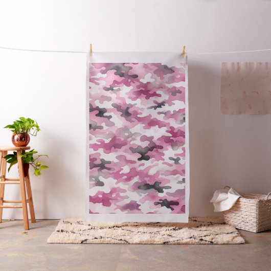 Roze Camouflage Stof (Voorbeeld)