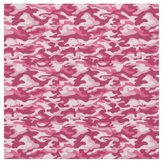 Roze Camouflage Stof (Close Up)