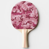 Roze camouflage tafeltennisbatje (Achterkant)