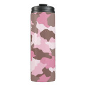 Roze Camouflage Thermosbeker (Voorkant)