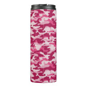 Roze Camouflage Thermosbeker (Achterkant)