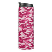 Roze Camouflage Thermosbeker (Geroteerd rechts)