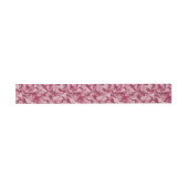 Roze camouflage uitnodigingen wikkel (Vlak)