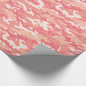 Roze Camouflage-verpakkingspapier Cadeaupapier (Hoek)