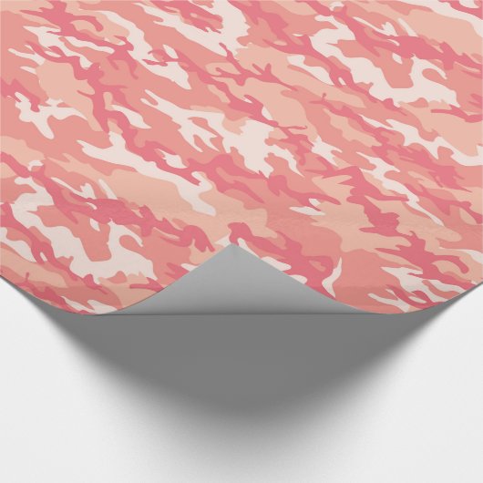 Roze Camouflage-verpakkingspapier Cadeaupapier (Hoek)