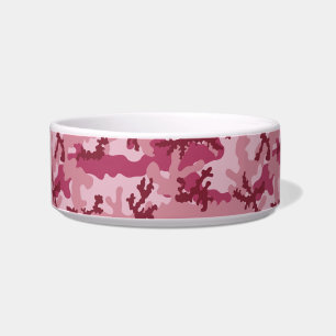 Roze camouflage voerbakje