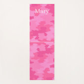 Roze Camouflage Yogamat (Voorkant)