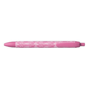 Roze Camouflage Zwarte Inkt Pen