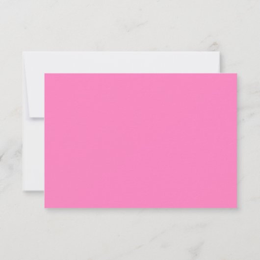 Roze Camouflaged Birthday Party Invitation Card Kaart (Achterkant)