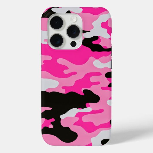 Roze Camouflagepatroon Case-Mate iPhone Case (Achterkant)