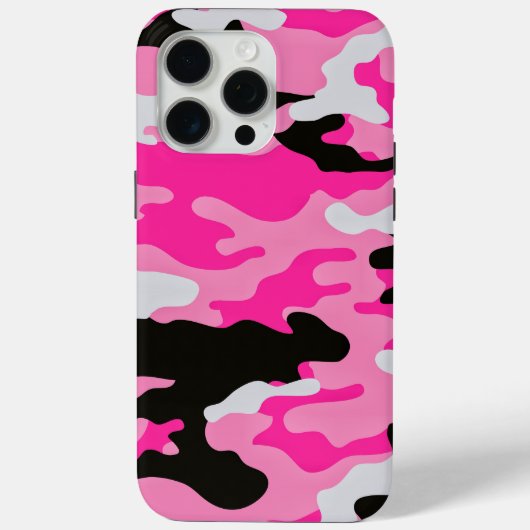 Roze Camouflagepatroon Case-Mate iPhone Case (Achterkant)