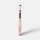 Roze Camouflagepatroon iPhone Hoesje (Linkerkant)