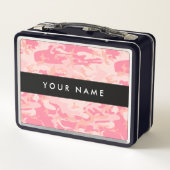 Roze Camouflagepatroon, jouw naam, Personaliseer (Achterkant)