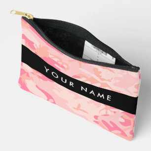 Roze Camouflagepatroon, jouw naam, Personaliseer Etui