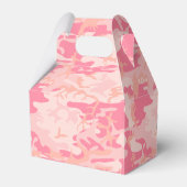 Roze camouflagepatroon, Jouw naam, personaliseren Bedankdoosjes (Achterkant)