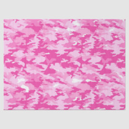 Roze Camouflagepatroon – Tepelkankerbewustzijn Tissuepapier