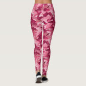 Roze Camouflageprint Leggings (Achterkant)
