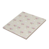 Roze Camper Aards Patroon Tegeltje (Zijkant)