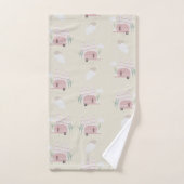 Roze Camper Aardse Patroon Bad Handdoek (Handdoek)