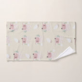 Roze Camper Aardse Patroon Bad Handdoek (Handdoek)
