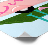 Roze Camper Sweet Home Poster (Hoek)