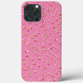 Roze Candy Cane Patroon Case-Mate iPhone Case (Achterkant)