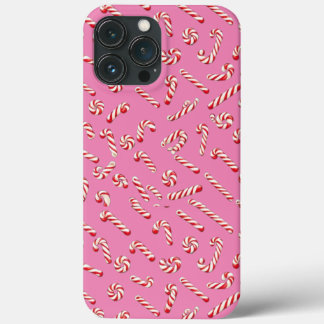 Roze Candy Cane Patroon Case-Mate iPhone Case