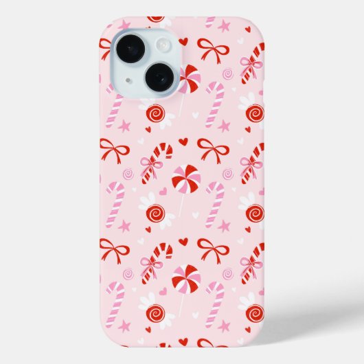 Roze Candy Esthetische Hoes (Achterkant)