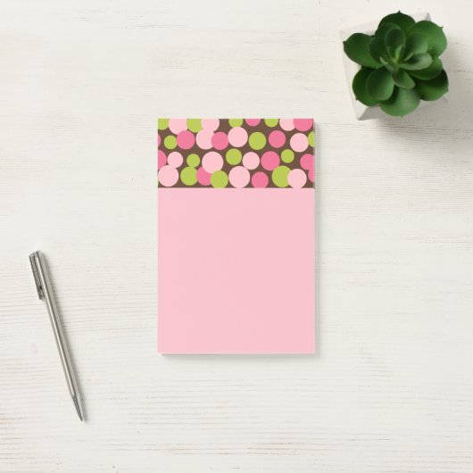 Roze Candy Stippen Post It Notities Post-it® Notes (Kantoor)