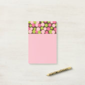 Roze Candy Stippen Post It Notities Post-it® Notes (Op bureau)