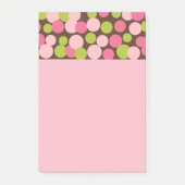 Roze Candy Stippen Post It Notities Post-it® Notes (Voorkant)