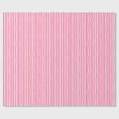 Roze Candy Strepen Cadeaupapier (Vlak)