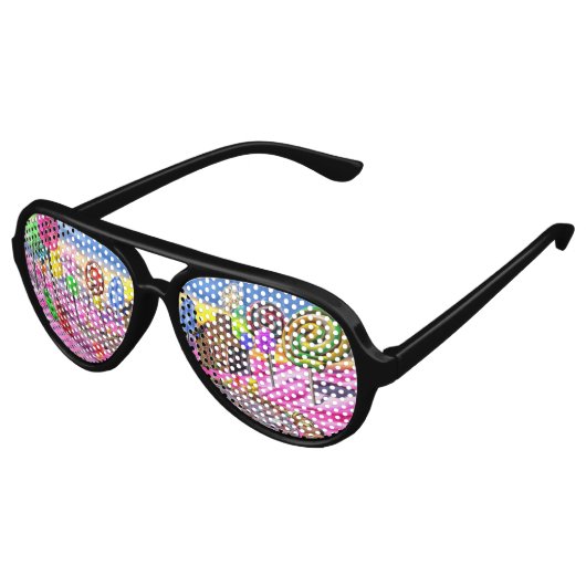 Roze Candyland Aviator Zonnebril