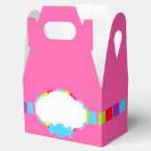 Roze Candyland Geïnspireerd Sweet Treat Favor Boxe Bedankdoosjes (Geopend)