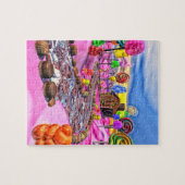 Roze Candyland Legpuzzel (Horizontaal)