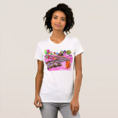 Roze Candyland T-shirt (Voorkant volledig)