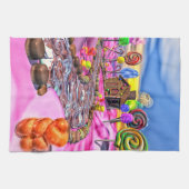 Roze Candyland Theedoek (Horizontaal)