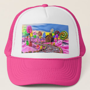 Roze Candyland Trucker Pet