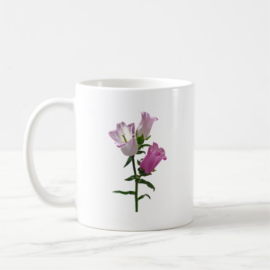 Roze Canterbury Bells Koffiemok (Links)