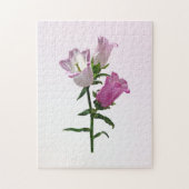 Roze Canterbury Bells Legpuzzel (Verticaal)