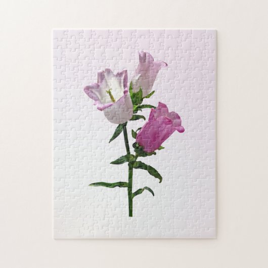 Roze Canterbury Bells Legpuzzel (Verticaal)