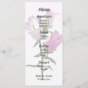 Roze Canterbury Bells Menu