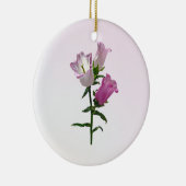 Roze Canterbury-klokjes Keramisch Ornament (Rechts)