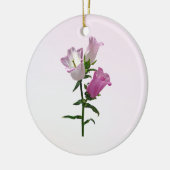 Roze Canterbury-klokjes Keramisch Ornament (Links)
