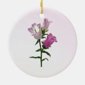 Roze Canterbury-klokjes Keramisch Ornament (Achterkant)
